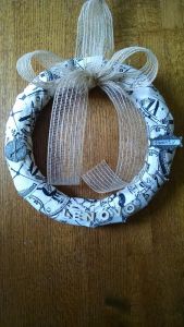 Our Hands of Time wreath!  Perfect for co-workers, bosses, in your home!